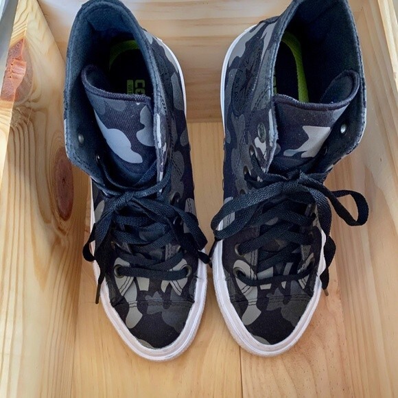 Converse Chuck Taylor II Reflective Charcoal Camo High-Top 2015 Release Size 7.5 - Picture 5 of 12